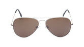Fastrack Men's Aviator Sunglasses with Polarised and UV Protected Lens, M165BR43V